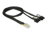 DELOCK PCI Express power cable 6 pin female > 2 x 8 pin male 30 cm