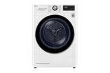 LG Dryer Machine RC90V9AV2Q Energy efficiency class A+++, Front loading, 9 kg, Heat pump, LED touch screen, Depth 69 cm, Wi-Fi, White