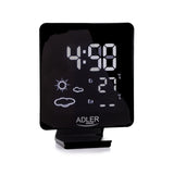 Adler Weather station AD 1176 Black, White Digital Display, Remote Sensor