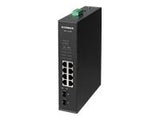 EDIMAX Industrial 8-Port POE GbE + 2 GbE SFP unmanaged switch
