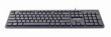 GEMBIRD KB-MCH-03-RU Multimedia chocolate keyboard USB RU layout black