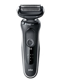 Braun Shaver 50-W1500s Cordless, Charging time 1 h, Lithium Ion, Number of shaver heads/blades 3, Black/White, Wet & Dry
