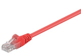 Goobay CAT 5e patch cable, U/UTP 68369 3 m, Red