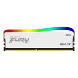 KINGSTON 8GB 3200MT/s DDR4 CL16 DIMM FURY Beast White RGB SE