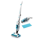 ETA Vacuum Cleaner Moneto Aqua Plus ETA444990010 Cordless operating, Handstick and Handheld, 18 V, Operating time (max) 50 min, White/Blue