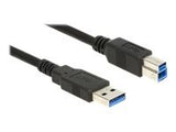 DELOCK Cable USB 3.0 Type-A male > USB 3.0 Type-B male 3.0m black