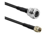 QOLTEC 57030 RG58 Coaxial Cable N Female RP-SMA Male 1m