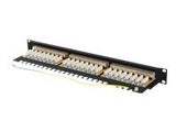 LANBERG patch panel 24 port 1U cat.6A FTP black