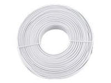 GEMBIRD TC1000S2-100M flat telephone cable stranded 2-wire 100m white