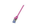 LOGILINK CQ3089S LOGILINK -Patch Cable Cat.6A 10G S/FTP PIMF PrimeLine pink 7,5m