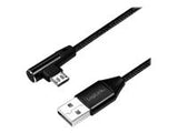 LOGILINK CU0142 LOGILINK - USB 2.0 auf Micro-USB (90 abgewinkelt) Stecker, 1m