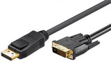 Goobay 51961 DisplayPort/DVI-D adapter cable 1.2, gold-plated, 2m