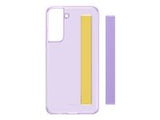 SAMSUNG S21 FE Clear Strap Cover Lavender
