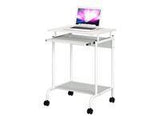 TECHLY Computer Desk Compact 600x450 with shelf white