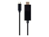 GEMBIRD USB-C male to HDMI-male adapter 4K 30Hz 2m black