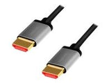 LOGILINK CHA0105 HDMI cable A/M to A/M 8K/60Hz alu black/grey 2m