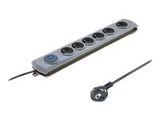 QOLTEC 50199 Surge protector 6 sockets 5m