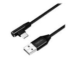 LOGILINK CU0138 LOGILINK - USB 2.0 Cable USB-A male to USB-C (90  angled) male, 1m