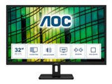 LCD Monitor|AOC|Q32E2N|31.5"|Business|Panel VA|2560x1440|16:9|75Hz|4 ms|Speakers|Tilt|Colour Black|Q32E2N