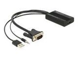 DELOCK VGA to HDMI Adapter with Audio