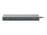 DIGITUS USB 3.0 Hub 7-port Incl. 5V / 3.5A power supply aluminum housing