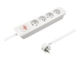 QOLTEC 50274 Power strip 4 sockets 1.8m White