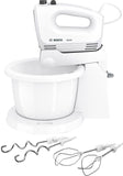 Bosch Mixer CleverMixx MFQ2600X Mixer with bowl, 400 W, Number of speeds 4, Turbo mode, White