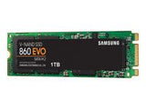 SSD|SAMSUNG|860 Evo|1TB|M.2|SATA 3.0|MLC|Write speed 520 MBytes/sec|Read speed 550 MBytes/sec|MTBF 1500000 hours|MZ-N6E1T0BW