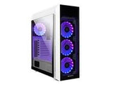 CHIEFTEC Scorpion 3 White edition ATX gaming with 4x120 A-RGB fan 2 tempered glass side and front