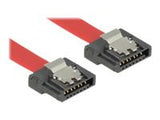 DELOCK Cable SATA FLEXI 6 Gb/s 20 cm red