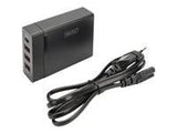 DIGITUS 4-Port USB Charger 72W 1x USB-C PD 5 9 15 20V/3A 3x USB-A 5V/2.4A black