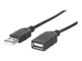 MANHATTAN Extension USB 2.0 Cable AM-AF 3m black