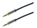 LOGILINK CA10030 LOGILINK - Audio Cable 3.5 Stereo M/M, straight, 0.30 m, blue