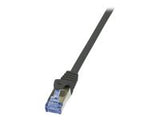 LOGILINK CQ3023S LOGILINK - Patchcord Cat.6A 10G S/FTP PIMF PrimeLine 0,50m black