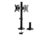 LOGILINK BP0109 Dual Monitor mount 17-32inch steel two-sided