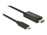 DELOCK Cable USB Type-C male > HDMI male (DP Alt Mode) 4K 60 Hz 1 m black