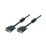 Logilink DVI-D (24+1) - DVI-D (24+1), dual link, 2 ", black, connection cable