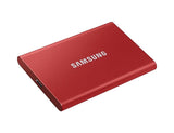 SAMSUNG Portable SSD T7 500GB external USB 3.2 Gen 2 metallic red