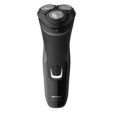 Philips Electric Shaver  S1231/41 Series 1000 Operating time (max) 40 min, Wet & Dry, NiMH, Grey/Black