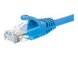 NETRACK BZPAT0P56B Netrack patch cable RJ45, snagless boot, Cat 6 UTP, 0.5m blue