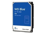WD Blue 8TB SATA 6Gb/s HDD internal 3.5inch serial ATA 128MB cache 5640 RPM RoHS compliant Bulk