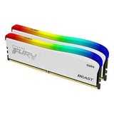 KINGSTON 16GB 3200MT/s DDR4 CL16 DIMM Kit of 2 FURY Beast White RGB SE