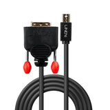 CABLE MINI DP TO DVI 2M/BLACK 41952 LINDY