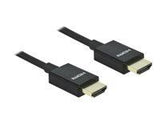 DELOCK Coaxial High Speed HDMI Kabel 48 Gbps 8K 60 Hz black 2 m