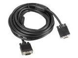 LANBERG CA-VGAC-10CC-0050-B Lanberg cable VGA M/M shielded with ferrite 5m black