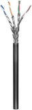 Goobay CAT 6 outdoor network cable, S/FTP (PiMF) 57197 100 m, Black