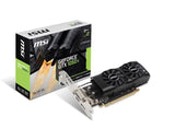 MSI Geforce GTX 1050 TI 4GB Dual Fan sleeve HDMI DL DVI-D Display port Low Profile