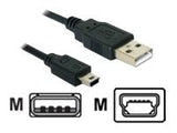 DELOCK Cable USB 2.0 mini B Standard 5-pin 0,7m