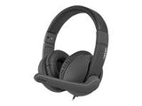 NATEC NSL-1452 Natec HEADPHONES RHEA with MICROPHONE BLACK