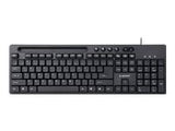 KEYBOARD MULTIMEDIA USB ENG/BLACK KB-UM-108 GEMBIRD